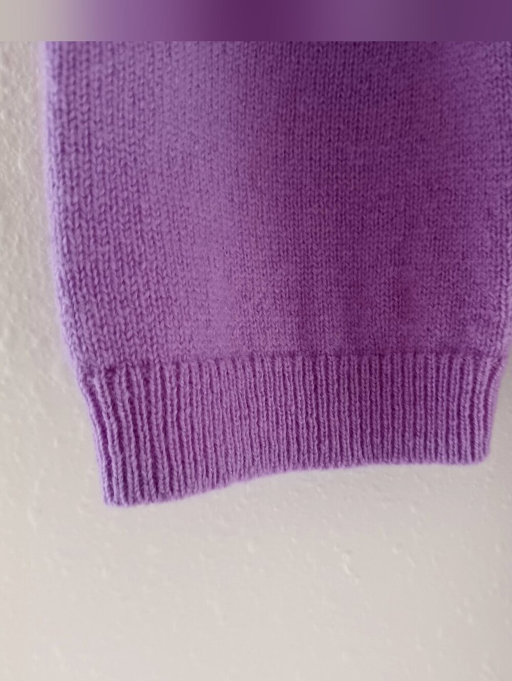 Talbots Cashmere Purple Sweater, Size Mp - Picture 5 of 12